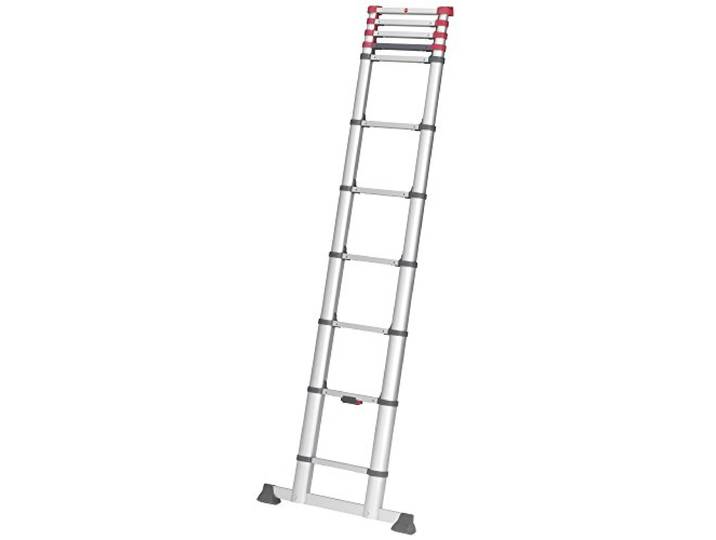 Echelle télescopique Pliable 13 échelons 3\,8m/4\,5m en Aluminium Hailo Flexline