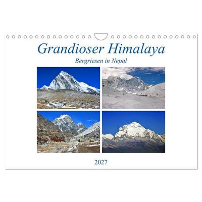 Grandioser Himalaya, Bergriesen in Nepal (Wandkalender 2027 DIN A4 quer), CALVENDO Monatskalender
