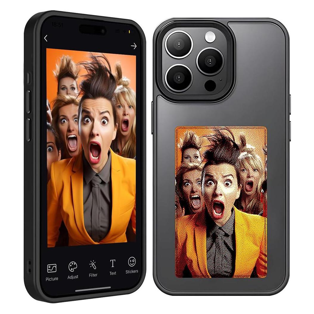 Techsuit - SmartScreen NFC - iPhone 15 Pro - Black (Apple iPhone 15 Pro) (56354322)
