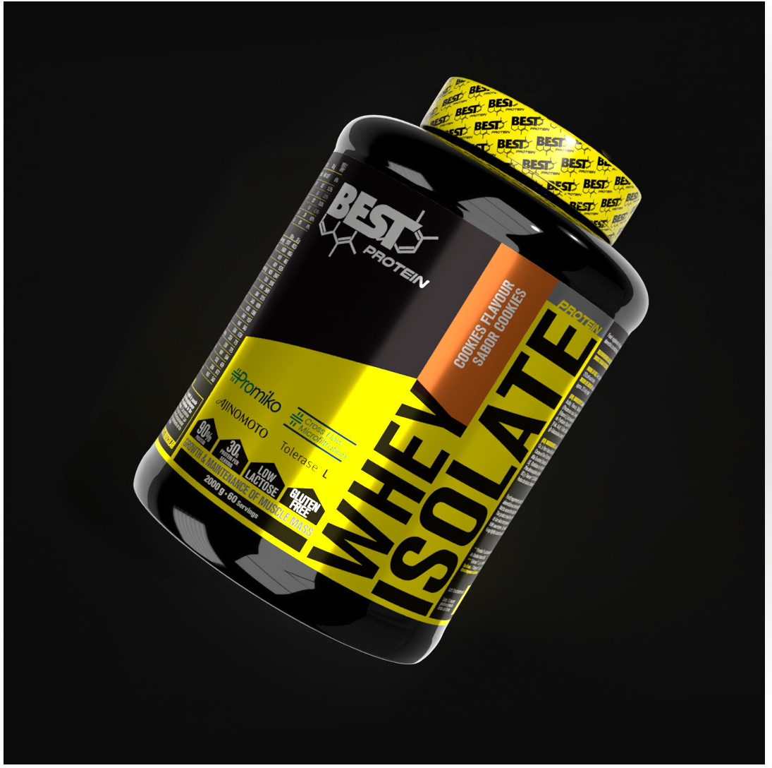 Best Protein Whey Isolate Cookies Protein 90 % 1000 gr