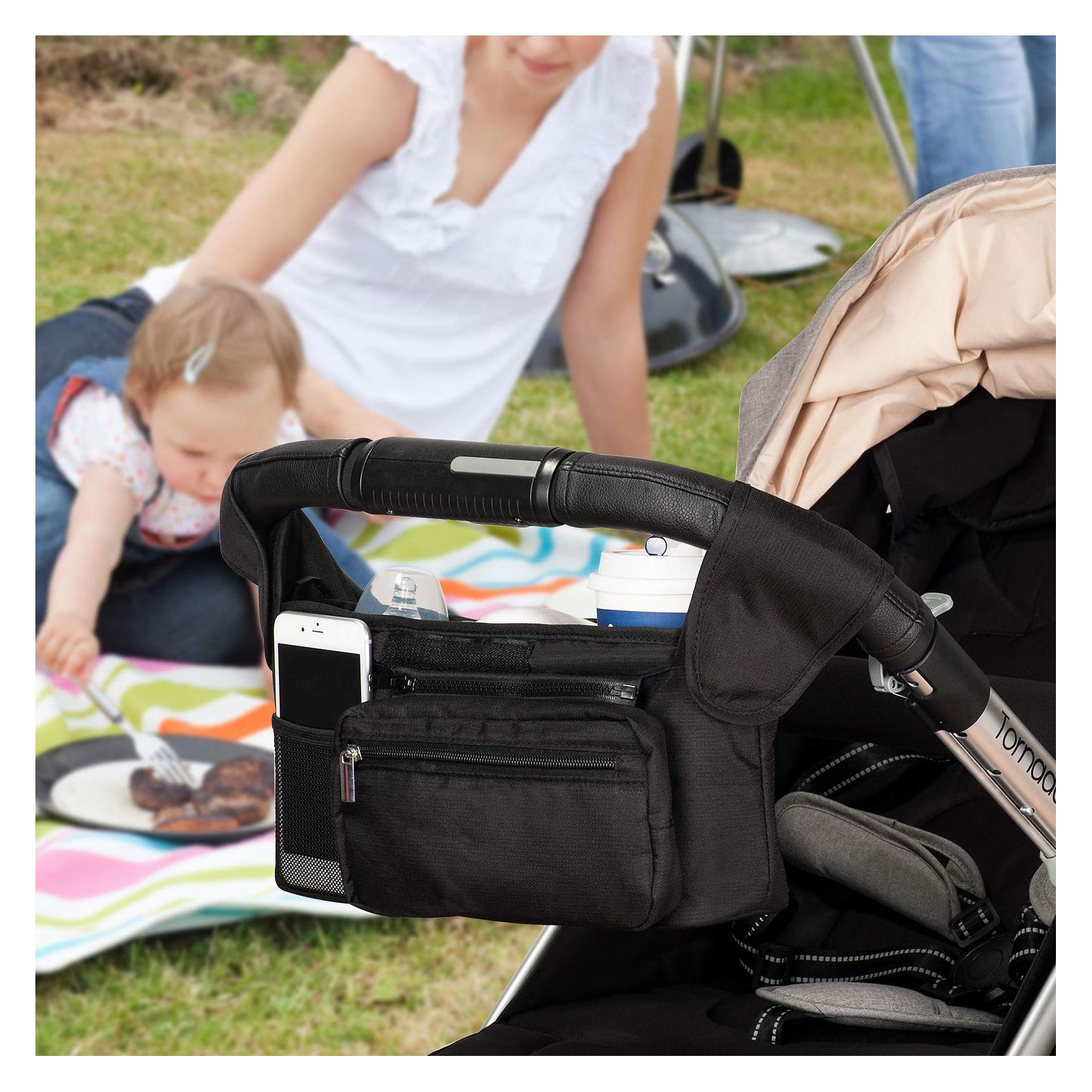 Momcozy Stroller Organizer (MC-BBSTRO001-BLACK-US)
