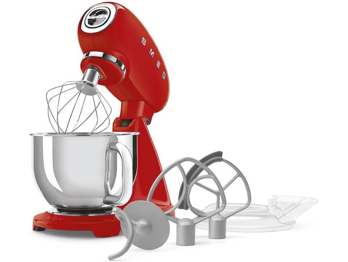 SMEG Küchenmaschine SMF05 , rot, B:40,5cm H:37,8cm T:22,1cm, Küchenmaschinen, Küchenmaschine
