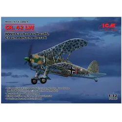 ICM CR. 42 LW, WWII German Luftwaffe Ground Attack Aircraft