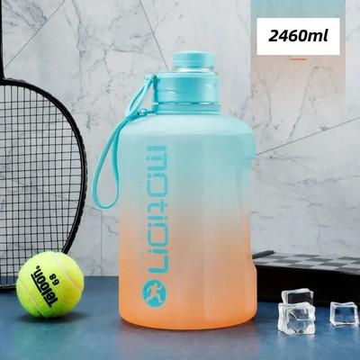 Uplifted Finds 2 Liter Gradient Sports Water Bottle blue 2.4 L