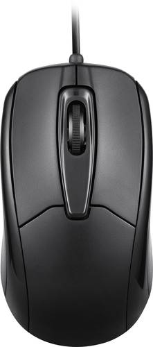 Perixx PERIMICE-209 C Black Maus Kabelgebunden Optisch Schwarz 3 Tasten 1000 dpi