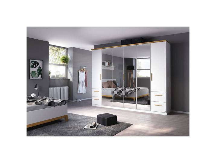 Drehtürenschrank I 271cm Weiß
