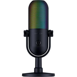 Razer Seiren V3 Chroma Mikrofon, schwarz, Kondensatormikrofon, Nierencharakteristik