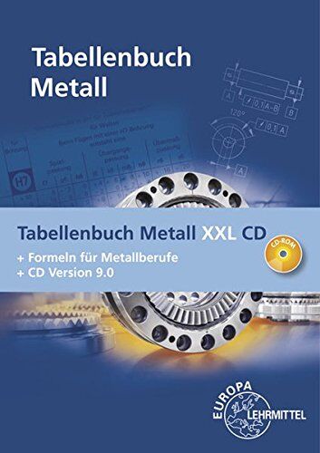 Roland Gomeringer - Tabellenbuch Metall XXL CD: Tabellenbuch, Formelsammlung und CD Tabellenbuch Metall 9.0 - Preis vom 10.10.2026 11:48:34 h