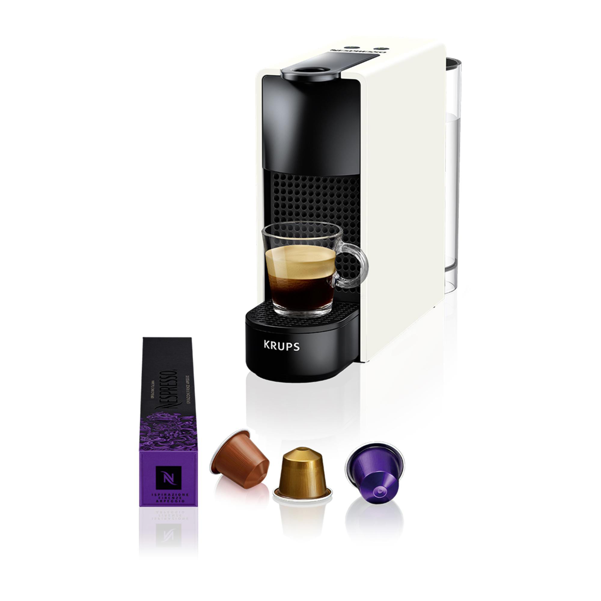Kapselmaschine Nespresso Essenza Mini von Krups Weiß XN1101