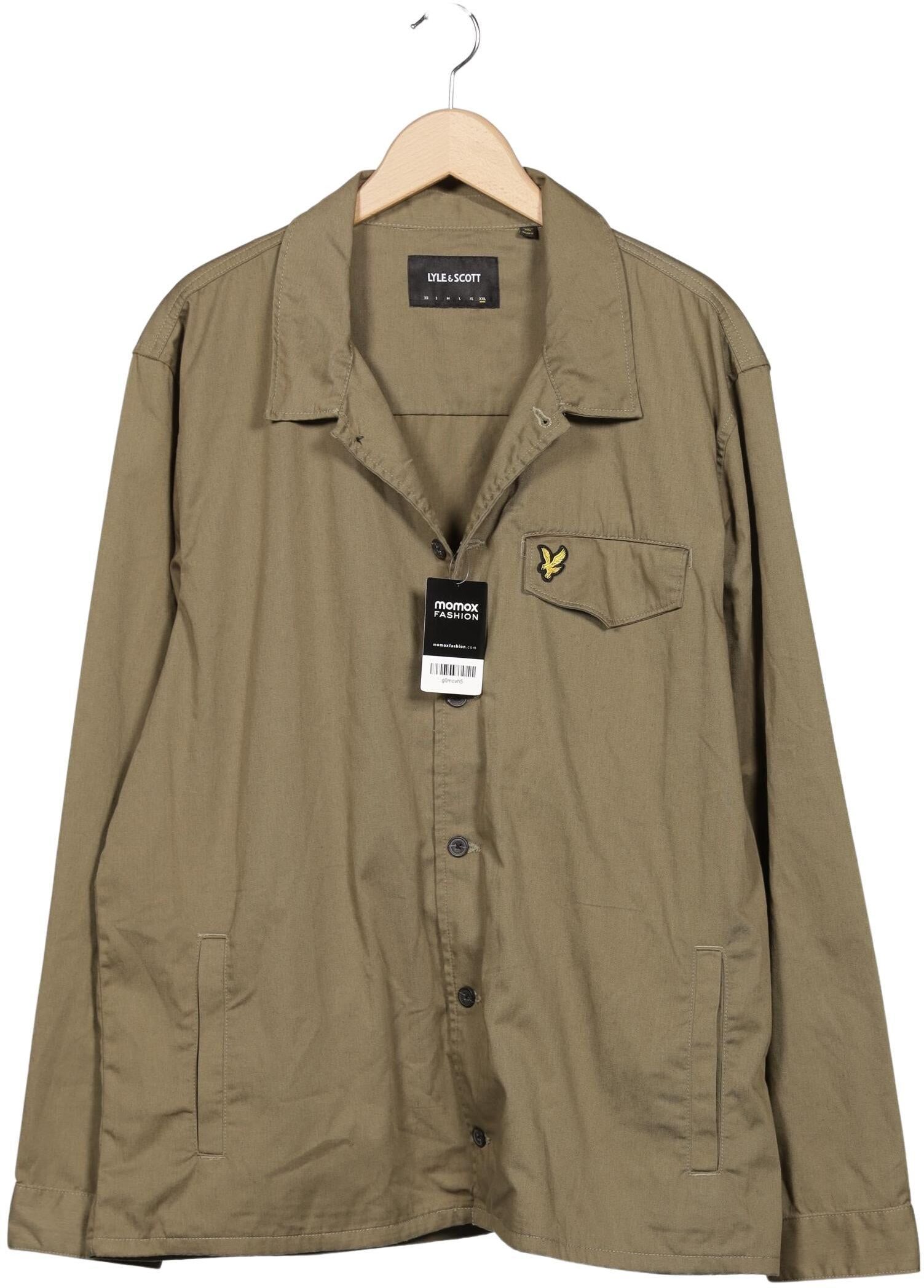 Lyle & Scott Herren Jacke, Grün, Gr. Xxl, Synthetik / Baumwolle - Second Hand