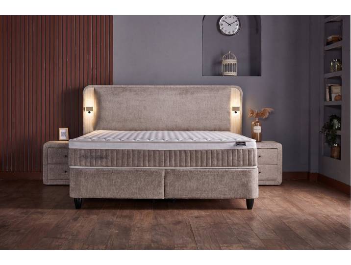 Pointhome Boxspringbett mit Matratze & Stauraum, Bett mit Bettkasten, mit/ohne Nachtisch (Taschenfederkern Matratze, 140x200 cm), Topper, Boxbett