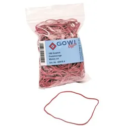 GOWI Office Gummiringe Ø85 mm rot