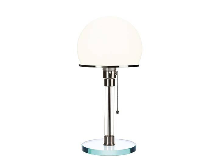 Leuchte Wagenfeld Tecnolumen weiß, Designer Wilhelm Wagenfeld, 36 cm