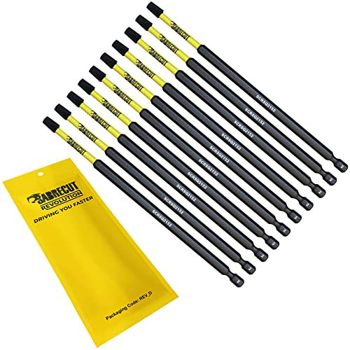 SabreCut 10 stuks Impact schroefbits SCRSQ2152_10 152mm Sterk