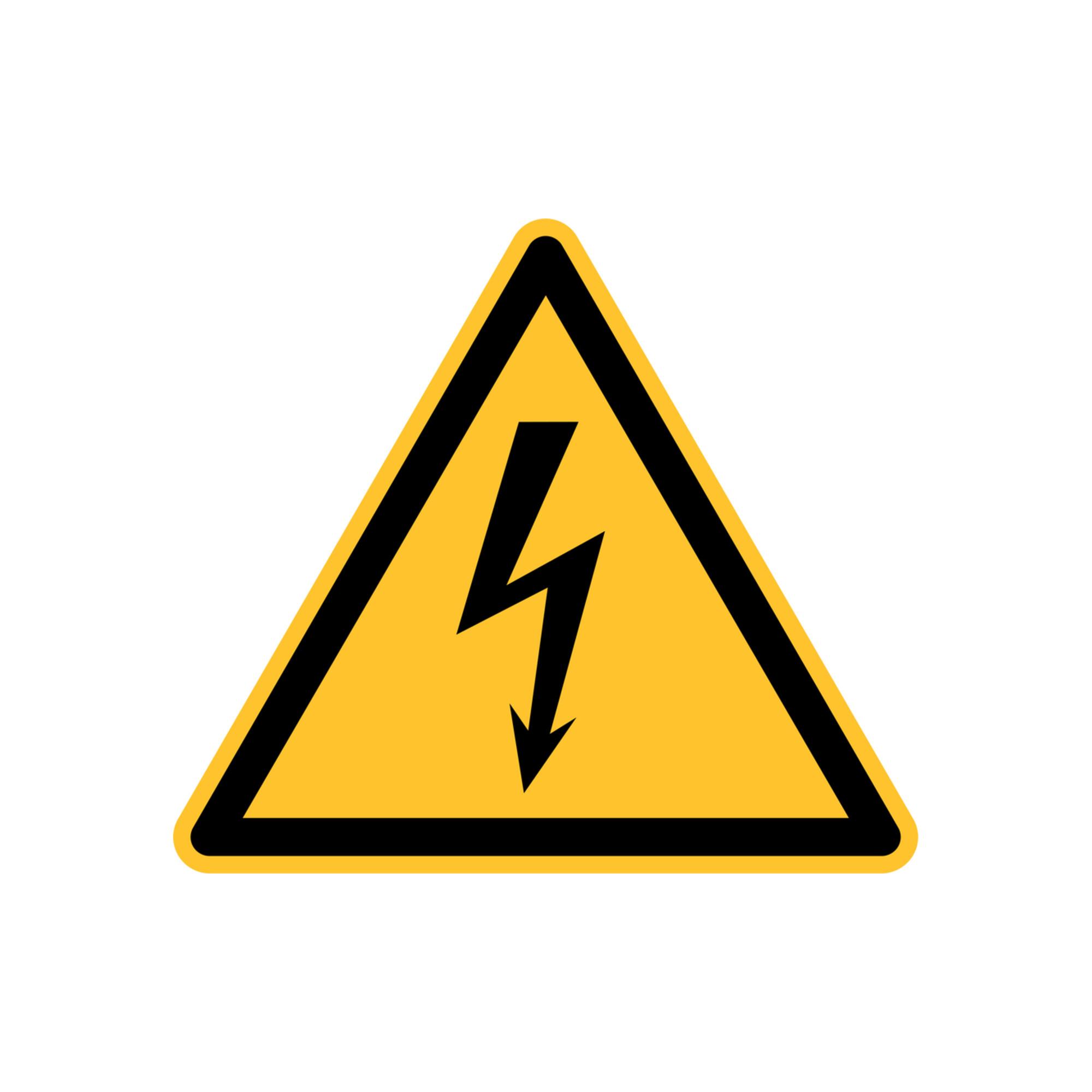 Eichner Warnschild Elektr. Spannung 20 cm Alu (9225-12024-020)