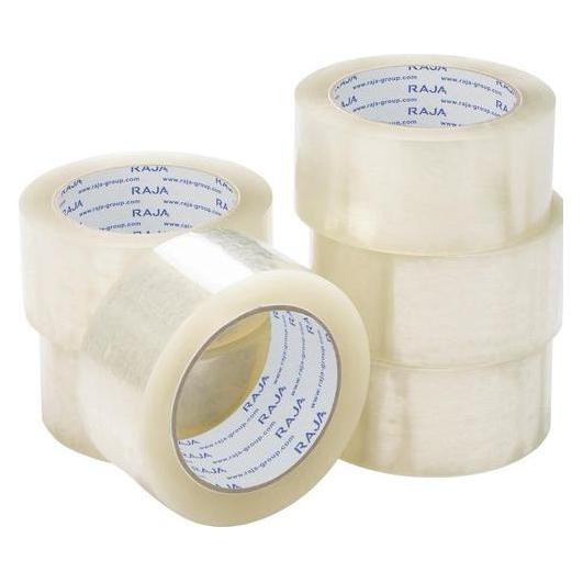 Raja Verpackungsklebeband TPPT036R Transparent Polypropylen (50 mm) (TPPT036R)
