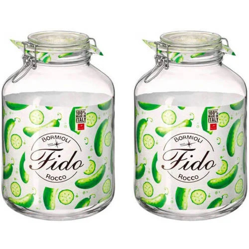 Bormioli Rocco Weckpot Fido 5 liter - 2 stuks - ø 17.5 cm