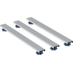 Geberit Set Füße und Traversen für Duschwanne aus Steinharz, LxB 110x7,3cm, Füße höhenverstellbar 6-12 cm, 554.964.00.1