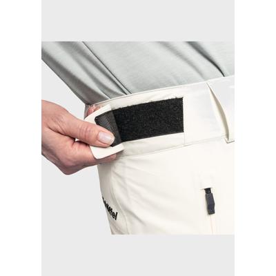 Outdoorhose SCHÖFFEL "Pants Style Pine WMS", Damen, Gr. 40, Normalgrößen, beige (9040, natur), Oberstoff: Aussenseite: 100% Polyester. (Membran: Polyurethan). Futter Rumpf unten: 100% Polyester. Wattierung: 100% Polyester, Hosen Outdoorhose