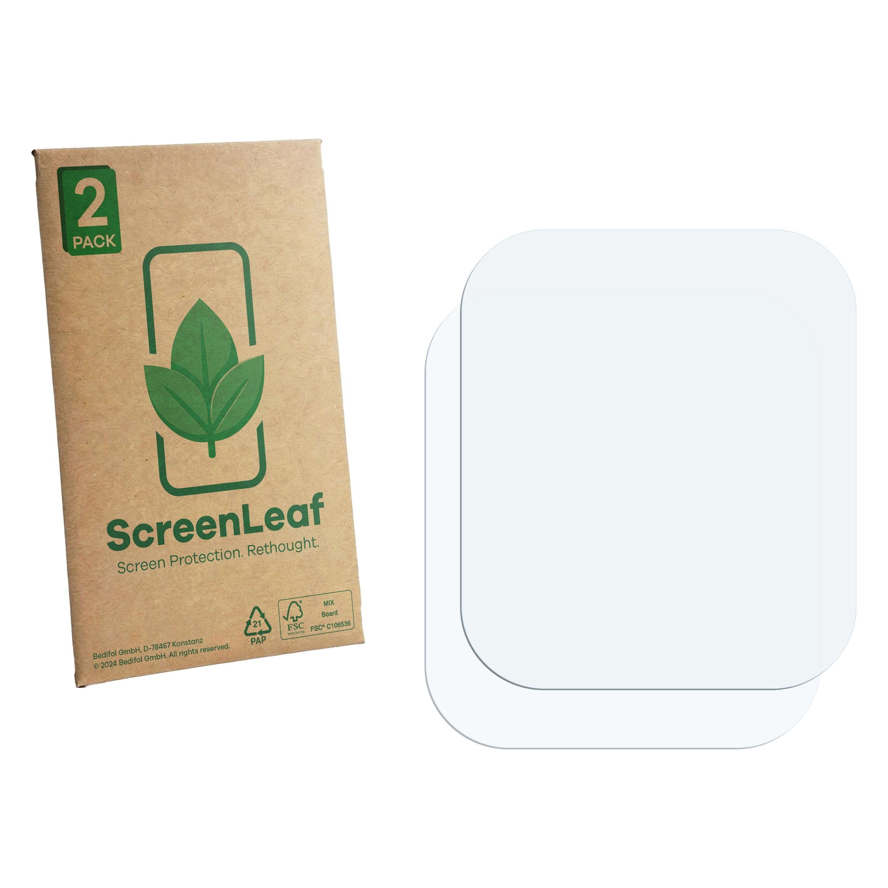 ScreenLeaf Schutzfolie für MOPUEA Smartwatch 1,91" Displayschutz Display Schutz Folie Klar Transparent (6164965)