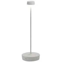 Zafferano Swap Pro White wiederaufladbare und dimmbare LED-Tischleuchte