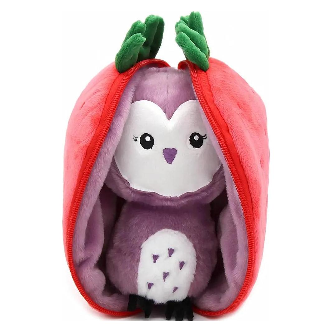 Flipetz Pel. Violet Eule Und Erdbeere (80104)
