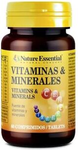 Nature Essential Vitaminas & Minerais 60 Pérolas