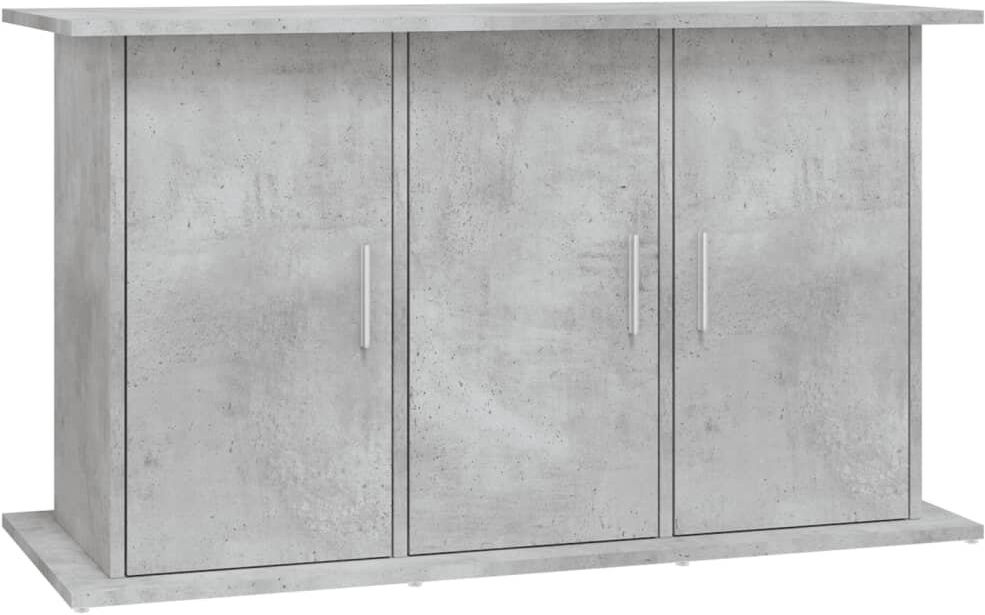 Vidaxl Aquarium Stand High Gloss White 101X41x58 Cm Engineered Wood Concrete Gray