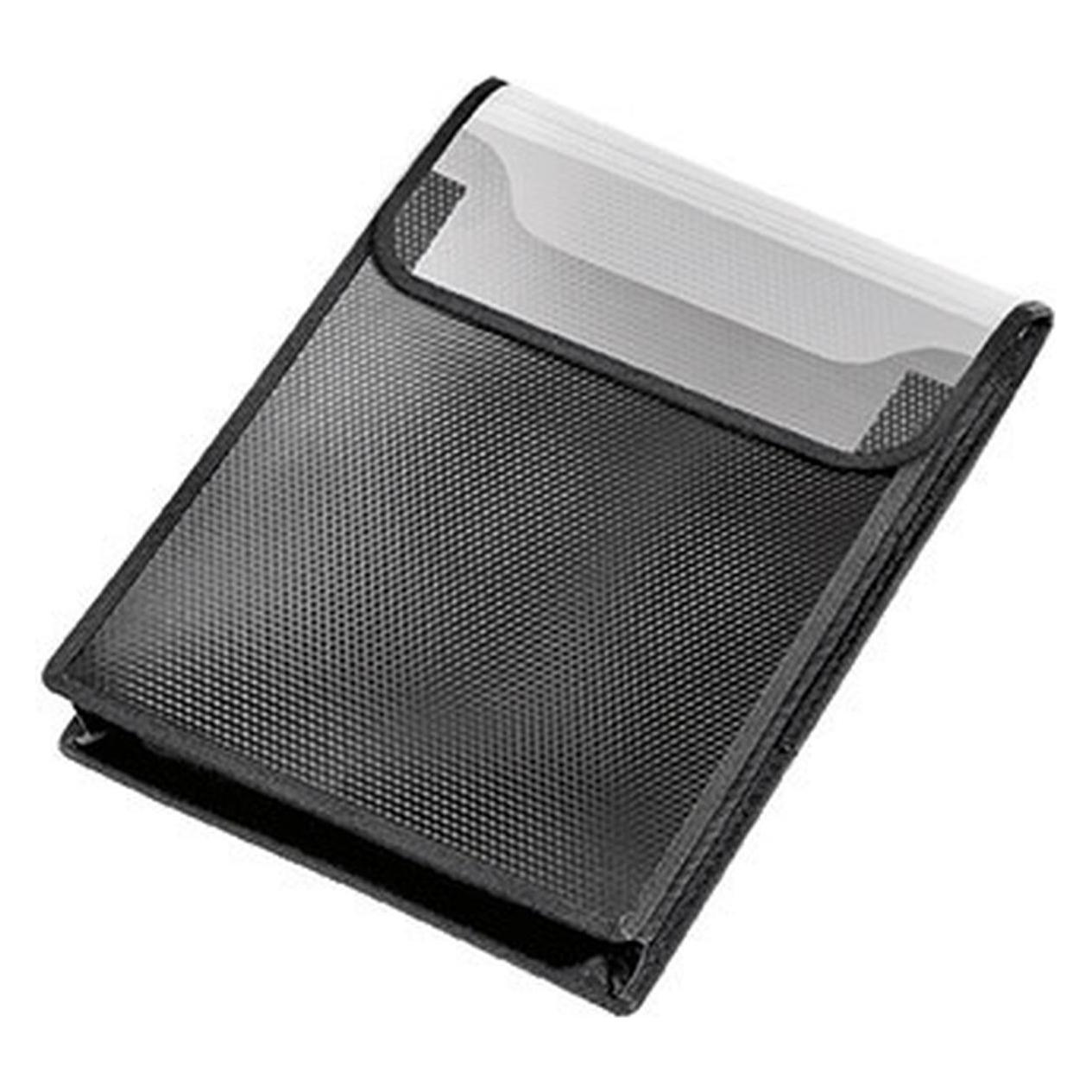 Veloflex 1442482 - Sammelbox VELOBAG, Heftbox, Sammelmappe, DIN A4, PP-Folie, 40 mm Füllhöhe, schwar (A4, 1x) (1442482)