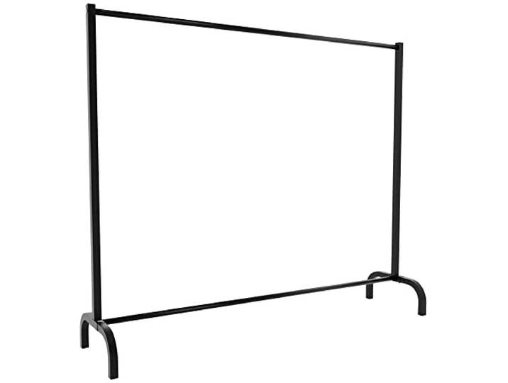CLP Portant A Vêtement Lara En Metal Robuste I Penderie Avec Design Industriel Montage Facile I Charge Maximale 100 Kg\, Couleur:noir\, Taille:150x38x120 cm