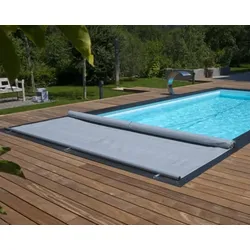 BAC Rollschutz Swisstop Schwimmbad Sicherheitsabdeckung per m2  ,Farbe: hellblau