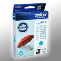Brother Tinte LC-225XLC cyan