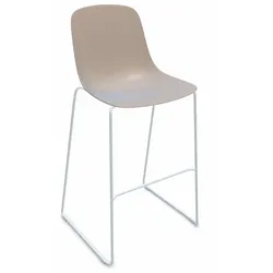 Infiniti Barhocker Pure Loop Kunststoff Beige Sand