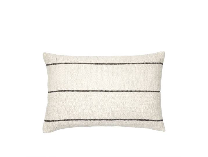 Broste Copenhagen - Sigrid Kissenbezug, 40 x 60 cm, hellbeige / schwarz