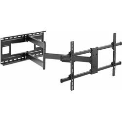 equip Wandhalterung Flat Screen 43"-80" Kipp-/Neigbar (Wand, 50 kg, 43" - 80"), TV Wandhalterung, Schwarz