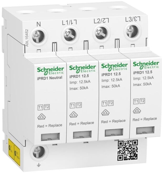 Schneider Electric Parafoudre combiné A9L16482 230/400V 50kA (A9L16482)