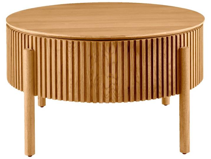 Waldwelt Couchtisch LENI, eiche, Teilmassiv