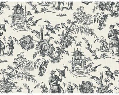 Seabrook Designs Colette Chinoiserie Nonwoven Unpasted Wallpaper