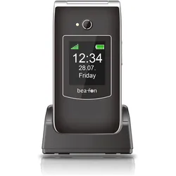 Bea-Fon SL645plus schwarz-silber (2.80", 3 Mpx), Tastenhandy, Schwarz, Silber