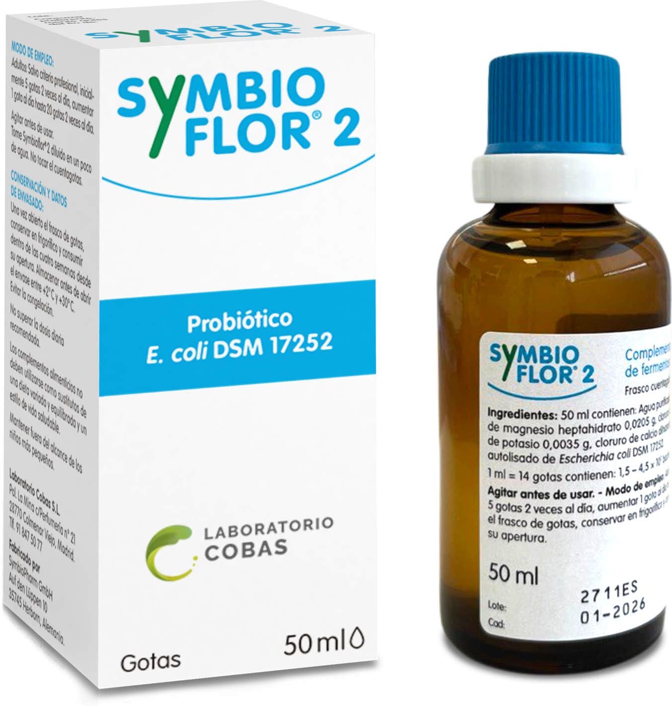 Symbioflor Cobas 2 Gotas 50ml