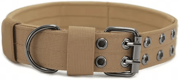 Inspire Picks Durable Tactical Dog Collar Military Nylon Collar For Medium & Large Dogs dark Khaki xl