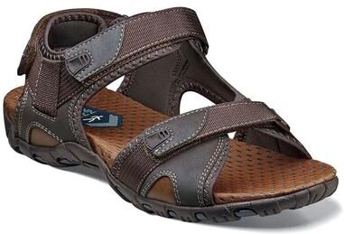 Nunn Bush Rio Bravo Three Strap River Sandal - Mens 9 Brown Medium