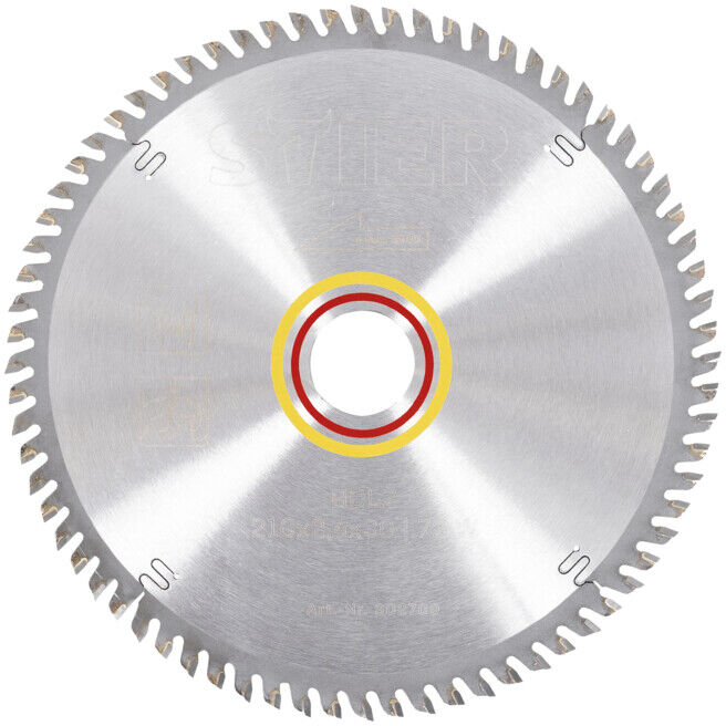 Lame de scie circulaire STIER Professionnel bois 210x2,4x30 72WZ (902709)
