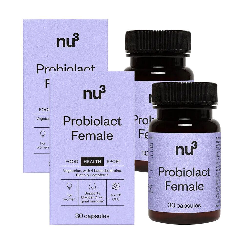 Nu3 Probiolact Female x2 2x30 St Hartkapseln