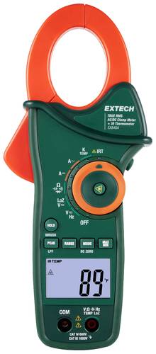 Extech EX840A Stromzange digital IR-Thermometer, LoZ CAT IV 600V Anzeige (Counts): 6000