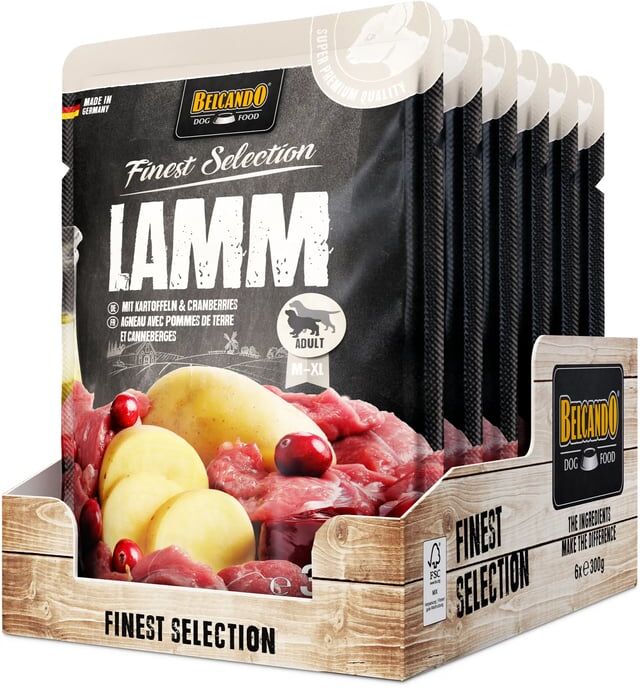 Belcando Finest Selection Cordeiro com Batatas e Cranberries 12 uds x 125g