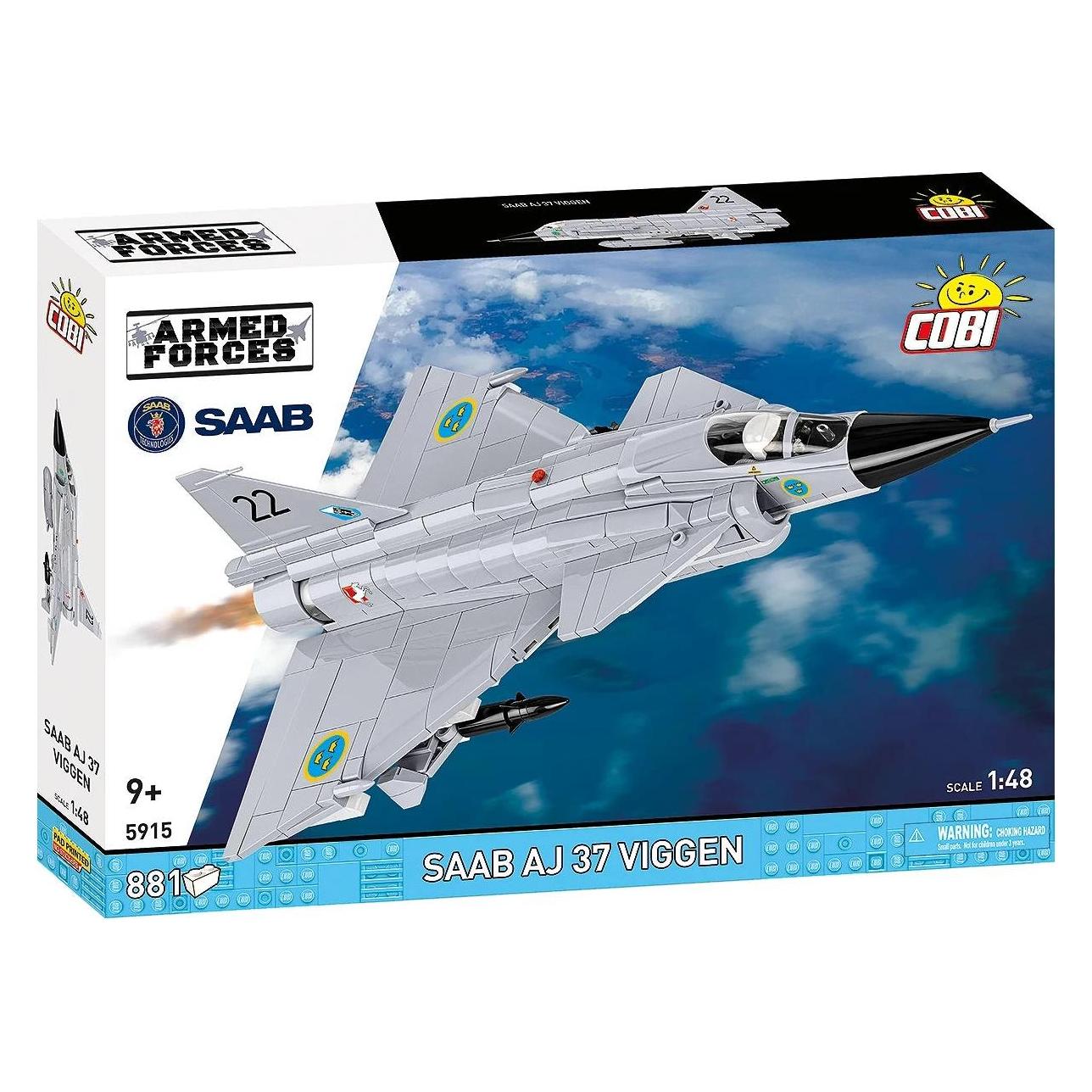 Cobi Kampfjet SAAB AJ 37 Viggen - Klemmbausteine (5902251059156)