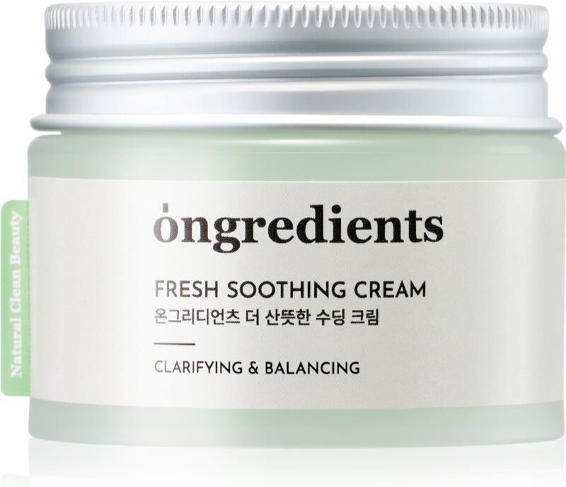 Ongredients Fresh Soothing Cream light hydrating gel cream 50 ml