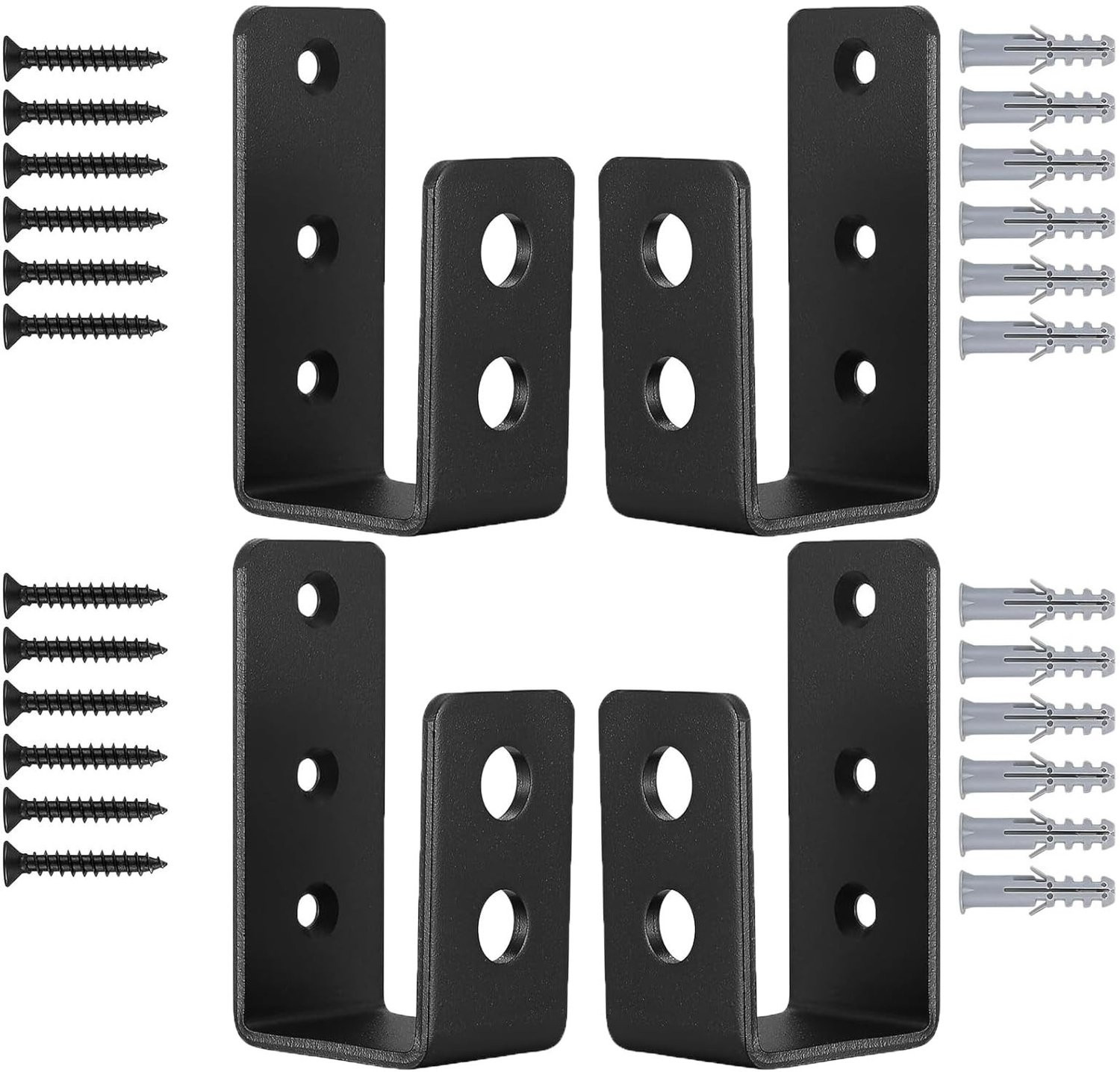 Set van 4 U-vormige veiligheidshouders