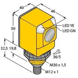 Turck Opto-Sensor Q40AW3REQ1